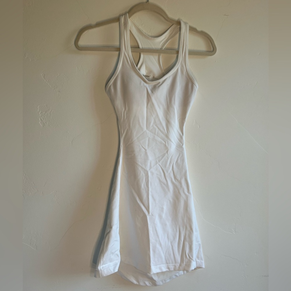 ARITZIA TnAction White Open Back Tennis Dress XS